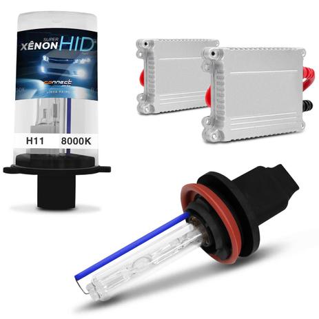 Kit Xênon Completo H11 8000K 35W 12V Tonalidade Azulada com Reator Função Anti Flicker - Prime é boa?