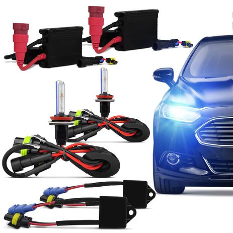 Menor preço em Kit Xenon Completo H11 8000K Tonalidade Azulada + Canceller 12V - Prime