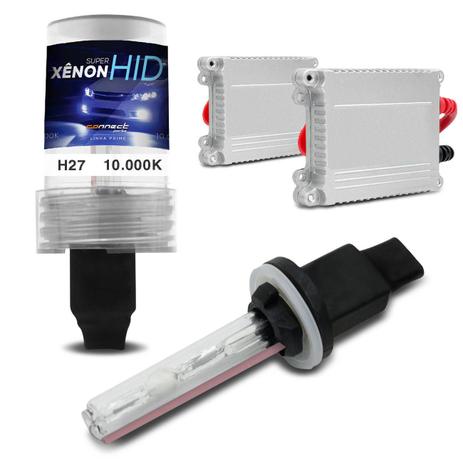 Kit Xenon Completo H27 10000K 12V 35W Tonalidade Azul Violeta com Reator Função Anti Flicker - Kit iluminação é boa?