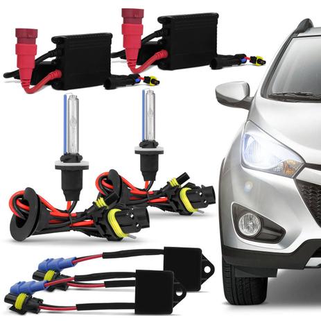 Menor preço em Kit Xenon Completo H27 8000K Tonalidade Azulada + Canceller 12V - Prime