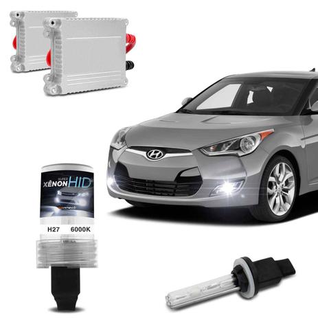 Kit Xênon Completo H27 881 6000K Veloster 2011 a 2013 Tonalidade Branca Reator Anti Flicker - Prime Menor preço em Kit Xênon Completo H27 881 6000K Veloster 2011 a 2013 Tonalidade Branca Reator Anti Flicker - Prime