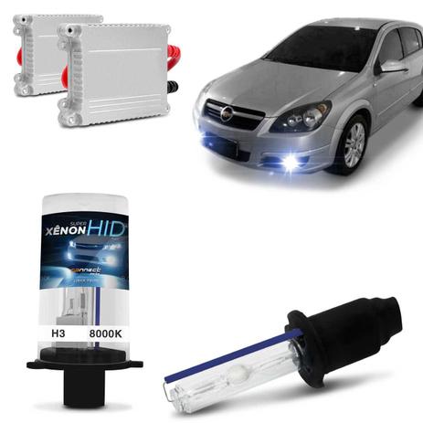 Kit Xênon Completo H3 8000K Farol Milha Vectra GT 06 A 08 Tonalidade Azulada Reator Anti Flicker - Prime é boa?