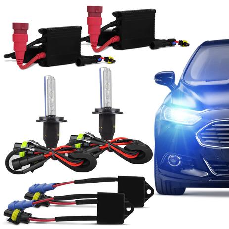 Menor preço em Kit Xenon Completo H7 8000K Tonalidade Azulada + Canceller 12V - Prime