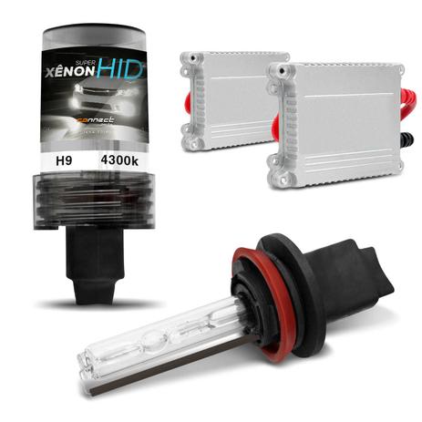Kit Xênon Completo H9 4300K 35W 12V Lâmpada com Tonalidade Branca e Reator Função Anti Flicker - Prime Menor preço em Kit Xênon Completo H9 4300K 35W 12V Lâmpada com Tonalidade Branca e Reator Função Anti Flicker - Prime