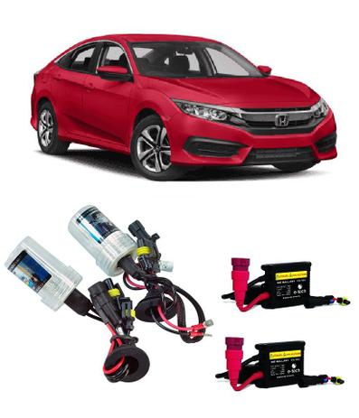 Kit Xenon Farol Alto Honda Civic G10 Hb3 8000k - Hid Menor preço em Kit Xenon Farol Alto Honda Civic G10 Hb3 8000k - Hid