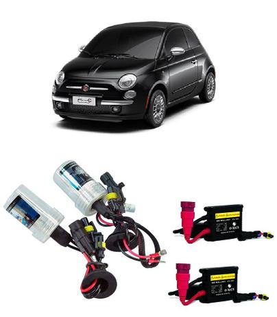 Kit Xenon Farol Baixo Fiat 500 H7 8000k - Hid Menor preço em Kit Xenon Farol Baixo Fiat 500 H7 8000k - Hid