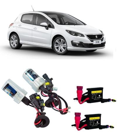 Kit Xenon Farol Baixo Peugeot 308 H7 8000k - Hid Menor preço em Kit Xenon Farol Baixo Peugeot 308 H7 8000k - Hid