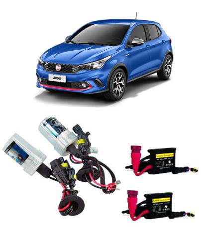 Kit Xenon Farol De Milha Fiat Argo H11 8000k - Hid Menor preço em Kit Xenon Farol De Milha Fiat Argo H11 8000k - Hid
