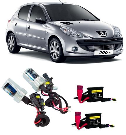 Kit Xenon Farol De Milha Peugeot 206 H1 8000k - Hid Menor preço em Kit Xenon Farol De Milha Peugeot 206 H1 8000k - Hid