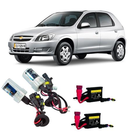 Kit Xenon Farol Milha Celta 2000 A 2014 Hb4 8000k - Hid Menor preço em Kit Xenon Farol Milha Celta 2000 A 2014 Hb4 8000k - Hid