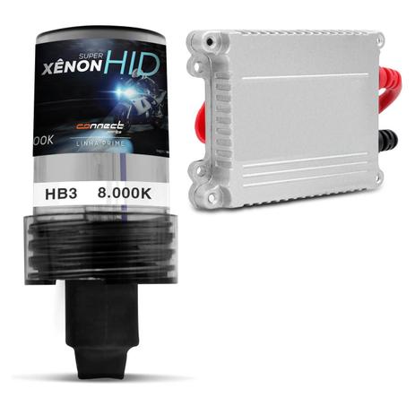 Kit Xênon Moto Completo 9005 HB3 8000K 35W 12V Lâmpada Tonalidade Azul e Reator Função Anti Flicker - Prime Menor preço em Kit Xênon Moto Completo 9005 HB3 8000K 35W 12V Lâmpada Tonalidade Azul e Reator Função Anti Flicker - Prime