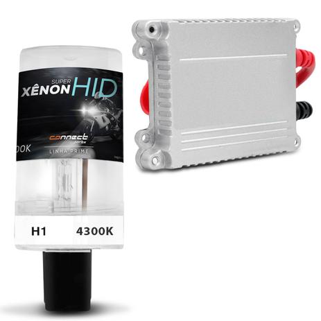 Kit Xênon Moto Completo H1 4300K 35W 12V Tonalidade Branca com Reator Função Anti Flicker - Prime Menor preço em Kit Xênon Moto Completo H1 4300K 35W 12V Tonalidade Branca com Reator Função Anti Flicker - Prime
