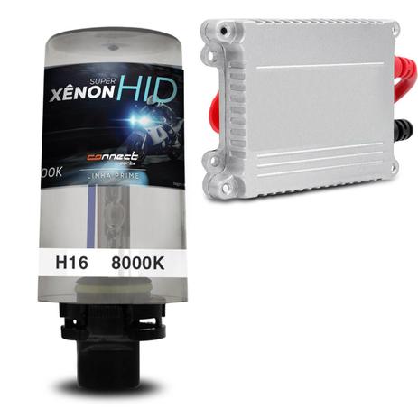 Kit Xênon Moto Completo H16 8000K 35W 12V Lâmpada com Tonalidade Azul e Reator Função Anti Flicker - Prime Menor preço em Kit Xênon Moto Completo H16 8000K 35W 12V Lâmpada com Tonalidade Azul e Reator Função Anti Flicker - Prime
