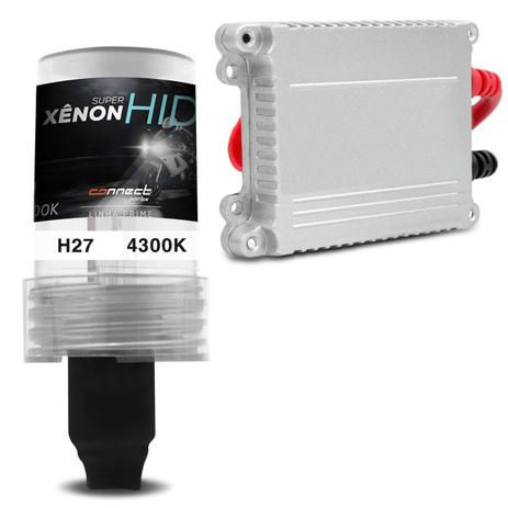 Kit Xênon Moto Completo H27 4300K 35W 12V Tonalidade Branca com Reator Função Anti Flicker - Prime Menor preço em Kit Xênon Moto Completo H27 4300K 35W 12V Tonalidade Branca com Reator Função Anti Flicker - Prime