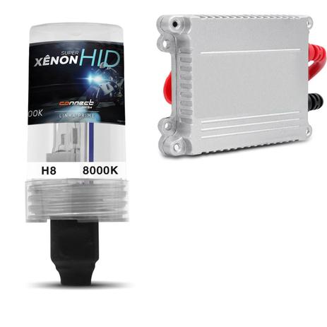 Kit Xênon Moto Completo H8 8000K 35W 12V Lâmpada com Tonalidade Azul e Reator Função Anti Flicker - Prime Menor preço em Kit Xênon Moto Completo H8 8000K 35W 12V Lâmpada com Tonalidade Azul e Reator Função Anti Flicker - Prime