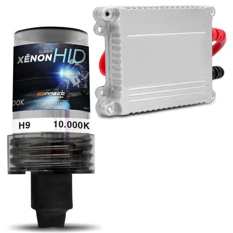Kit Xênon Moto Completo H9 10000K 35W 12V Tonalidade Azul Violeta Aplicação Farol com Reator - Prime é boa?