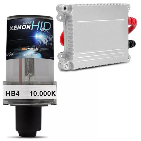 Kit Xênon Moto Completo HB4 10000K 35W 12V Tonalidade Azul Violeta com Reator Função Anti Flicker - Prime Menor preço em Kit Xênon Moto Completo HB4 10000K 35W 12V Tonalidade Azul Violeta com Reator Função Anti Flicker - Prime