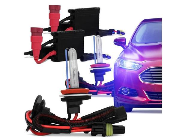 Kit Xenon Slim H27 (880) 6000K - Techone Menor preço em Kit Xenon Slim H27 (880) 6000K - Techone