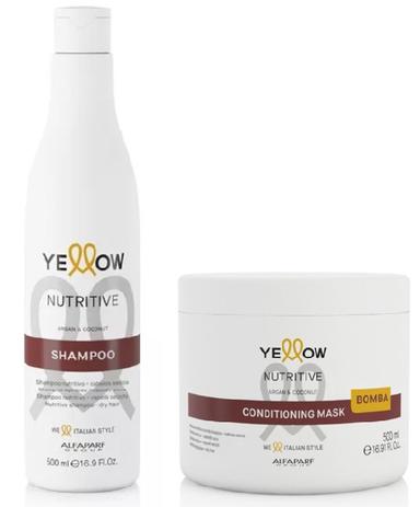 Kit Yellow Nutritive Shampoo 500ml+Mascara 500ml - Yellow alfaparf Menor preço em Kit Yellow Nutritive Shampoo 500ml+Mascara 500ml - Yellow alfaparf