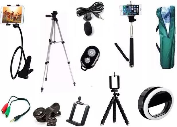 Kit Youtuber 1 com Acessórios Para Youtuber com 1 Ano de Garantia - Play magazine Menor preço em Kit Youtuber 1 com Acessórios Para Youtuber com 1 Ano de Garantia - Play magazine