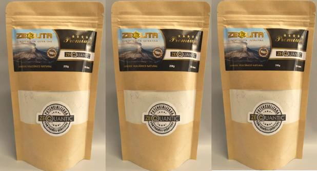 Kit Zeolita Premium 3 x200g Potencializada Suplemento Natura - Zeoquantic Menor preço em Kit Zeolita Premium 3 x200g Potencializada Suplemento Natura - Zeoquantic