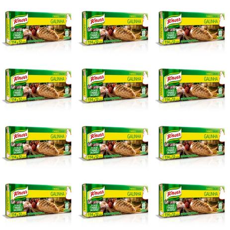 Knorr Caldo De Galinha 114g (Kit C/12) Menor preço em Knorr Caldo De Galinha 114g (Kit C/12)