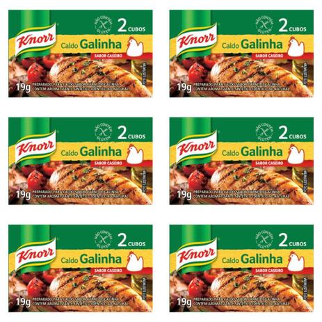 Knorr Caldo De Galinha 19g (Kit C/06) Menor preço em Knorr Caldo De Galinha 19g (Kit C/06)