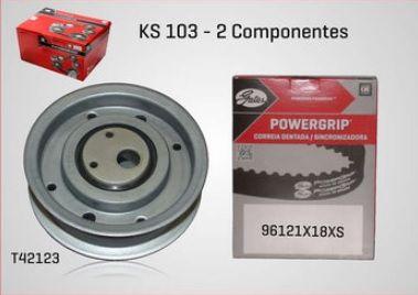 Ks103 - kit tensor e correia gates gol, parati, golf, polo, santana, saveiro, cordoba, ibiza Menor preço em Ks103 - kit tensor e correia gates gol, parati, golf, polo, santana, saveiro, cordoba, ibiza