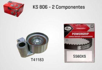 Ks806 - kit tensor e correia gates hilux 2.5/ 3.0 16v d4d 05/... Menor preço em Ks806 - kit tensor e correia gates hilux 2.5/ 3.0 16v d4d 05/...