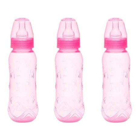 Kuka 1417 Mamadeira Aquarela Universal Rosa 250ml (Kit C/03) Menor preço em Kuka 1417 Mamadeira Aquarela Universal Rosa 250ml (Kit C/03)