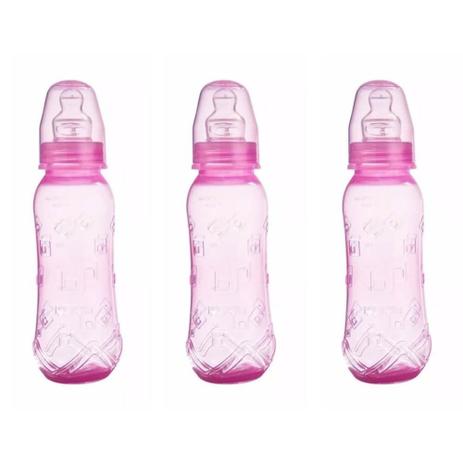 Kuka 1467 Mamadeira Aquarela Nº2 Orto Rosa 250ml (Kit C/03) Menor preço em Kuka 1467 Mamadeira Aquarela Nº2 Orto Rosa 250ml (Kit C/03)