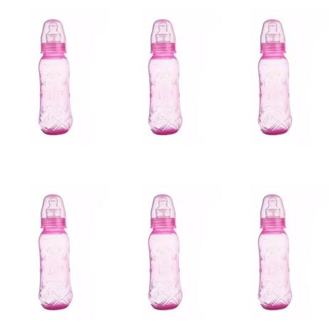 Kuka 1467 Mamadeira Aquarela Nº2 Orto Rosa 250ml (Kit C/06) Menor preço em Kuka 1467 Mamadeira Aquarela Nº2 Orto Rosa 250ml (Kit C/06)
