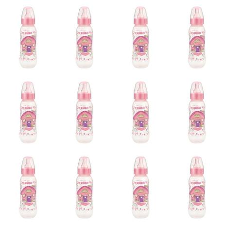 Kuka 1542 Mamadeira Natural Color Rosa 250ml (Kit C/12) Menor preço em Kuka 1542 Mamadeira Natural Color Rosa 250ml (Kit C/12)