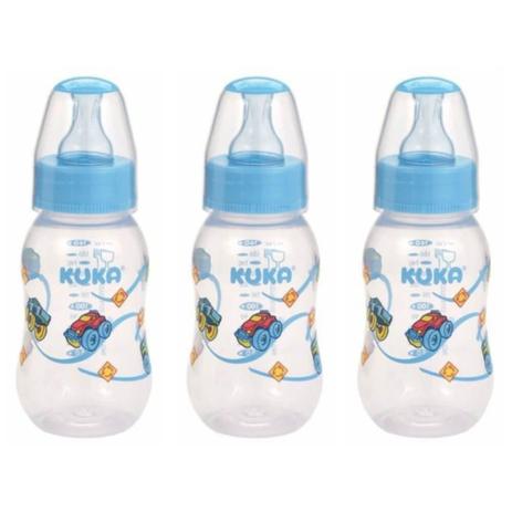Kuka 1546 Mamadeira Natural Color Azul 160ml (Kit C/03) Menor preço em Kuka 1546 Mamadeira Natural Color Azul 160ml (Kit C/03)