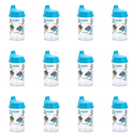 Kuka 6046 Copo Infantil Cristal Decorado Azul (Kit C/12) Menor preço em Kuka 6046 Copo Infantil Cristal Decorado Azul (Kit C/12)