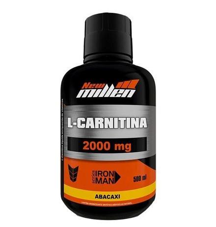 L-Carnitina 2000 - 500ml - New Millen Menor preço em L-Carnitina 2000 - 500ml - New Millen