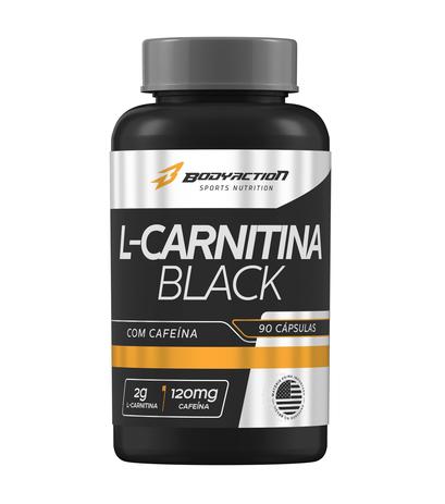 L-carnitina Black Com Cafeína 120mg - Bodyaction - Body Action Menor preço em L-carnitina Black Com Cafeína 120mg - Bodyaction - Body Action