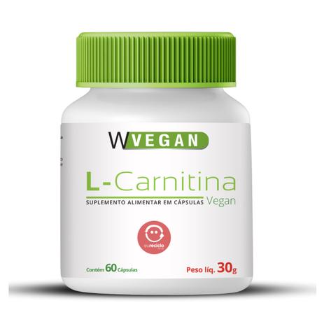 L-Carnitina L Carnitina 500mg 60 capsulas Vegan - Wvegan Menor preço em L-Carnitina L Carnitina 500mg 60 capsulas Vegan - Wvegan