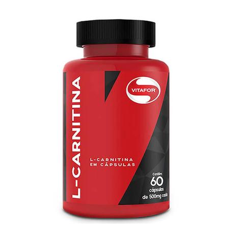 L-Carnitina - Vitafor - 60 Cápsulas de 500mg Menor preço em L-Carnitina - Vitafor - 60 Cápsulas de 500mg