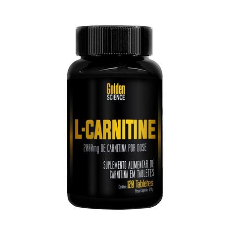 L-Carnitine 120 tabletes 2000mg - Golden science Menor preço em L-Carnitine 120 tabletes 2000mg - Golden science