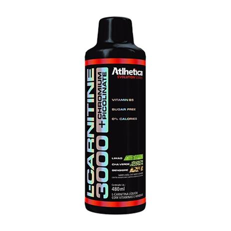 L-carnitine 3000 + Chromium - 480ml - Atlhetica Nutrition Menor preço em L-carnitine 3000 + Chromium - 480ml - Atlhetica Nutrition