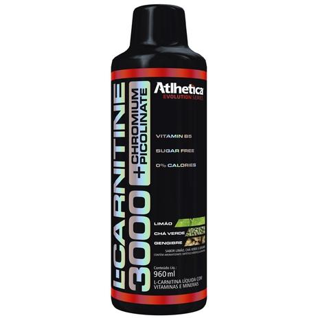 L-Carnitine 3000 + Chromium 960 ml - Atlhetica Nutrition - Atlhetica evolution Menor preço em L-Carnitine 3000 + Chromium 960 ml - Atlhetica Nutrition - Atlhetica evolution