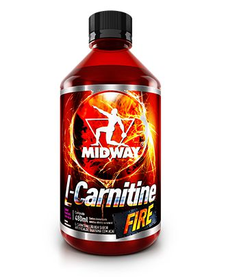 L-Carnitine Fire - 240 ml Guaraná c/ Açaí - Midway Menor preço em L-Carnitine Fire - 240 ml Guaraná c/ Açaí - Midway