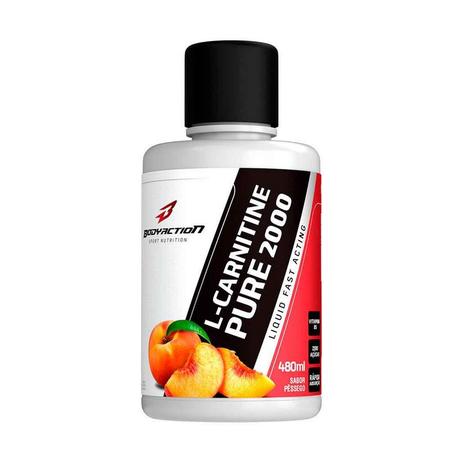 L carnitine pure 2000 480ml pessego - Body action Menor preço em L carnitine pure 2000 480ml pessego - Body action