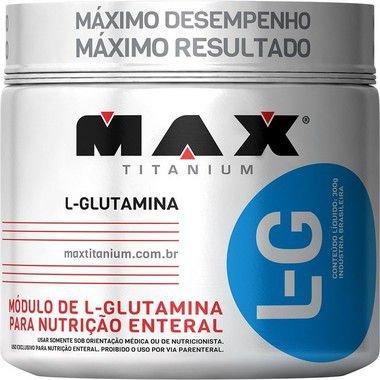 L-glutamina 300gr -max titanium é boa?
