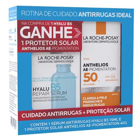La Roche-Posay Kit Sérum Anti-Idade + Protetor Solar Anti-Idade Sem Cor FPS50 Menor preço em La Roche-Posay Kit Sérum Anti-Idade + Protetor Solar Anti-Idade Sem Cor FPS50