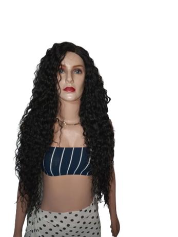 Lace front Wig peruca cacheada premium 75 cm - Ms Cabelos