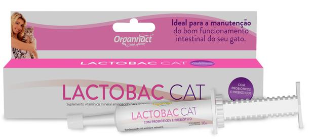 Lactobac Cat Organnact 16 gr Menor preço em Lactobac Cat Organnact 16 gr