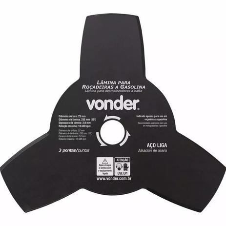 Lâmina 3 Pontas Para Roçadeiras Furo 25 Mm Vonder Menor preço em Lâmina 3 Pontas Para Roçadeiras Furo 25 Mm Vonder
