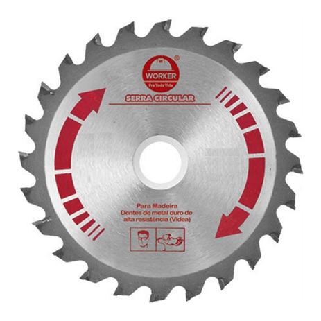 Lâmina de serra circular para madeira 36 dentes 350mm furo 30mm worker Menor preço em Lâmina de serra circular para madeira 36 dentes 350mm furo 30mm worker